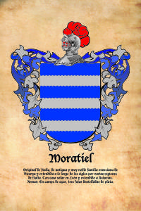 Escudo heráldico del apellido Moratiel