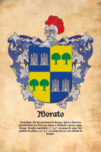 Escudo heráldico del apellido MORATO