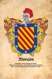 Escudo heráldico del apellido MOREJON