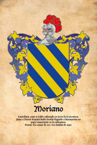 Escudo heráldico del apellido MORIANO