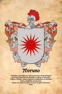 Escudo heráldico del apellido MORUNO