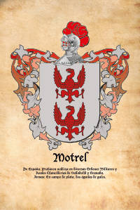 Escudo heráldico del apellido MOTREL