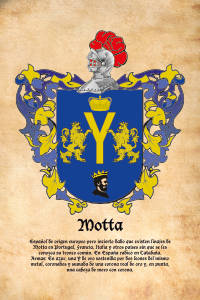 Escudo heráldico del apellido MOTTA