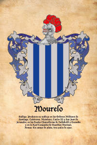 Escudo heráldico del apellido MOURELO