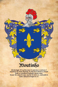 Escudo heráldico del apellido MOUTINHO