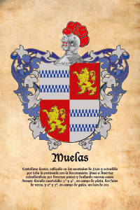 Escudo heráldico del apellido MUELAS