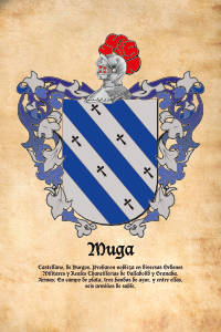 Escudo heráldico del apellido MUGA
