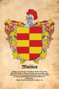 Escudo heráldico del apellido MUIÑOS