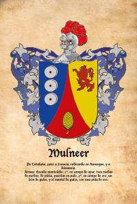 Escudo heráldico del apellido MULNEER