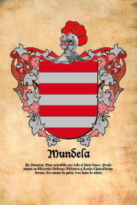 Escudo heráldico del apellido MUNDELA