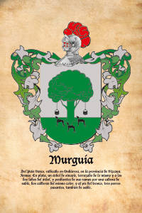 Escudo heráldico del apellido MURGUIA