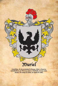 Escudo heráldico del apellido MURIEL