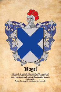 Escudo heráldico del apellido NAGEL