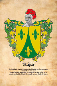 Escudo heráldico del apellido NAJAR