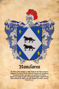 Escudo heráldico del apellido NANCLARES