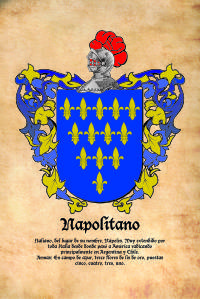 Escudo heráldico del apellido NAPOLITANO