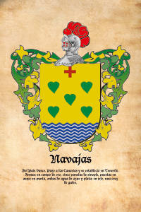 Escudo heráldico del apellido NAVAJAS