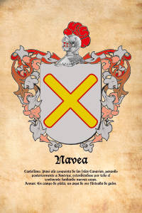 Escudo heráldico del apellido NAVEA