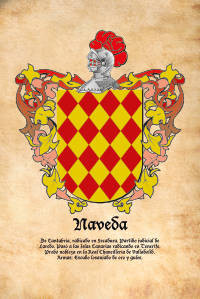 Escudo heráldico del apellido NAVEDA