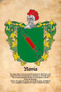 Escudo heráldico del apellido NAVIA