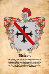 Escudo heráldico del apellido NELSON