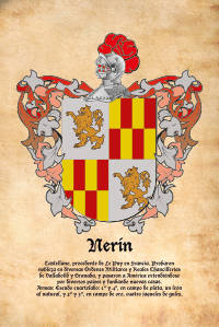 Escudo heráldico del apellido NERIN