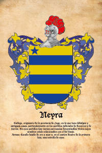 Escudo heráldico del apellido NEYRA