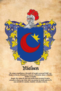 Escudo heráldico del apellido Nielsen