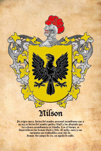 Escudo heráldico del apellido NILSON