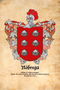 Escudo heráldico del apellido NOBREGA
