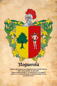 Escudo heráldico del apellido NOGUEROLA