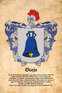 Escudo heráldico del apellido OCEJO
