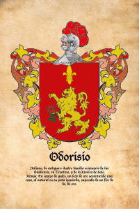 Escudo heráldico del apellido Odorisio
