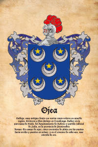 Escudo heráldico del apellido OJEA