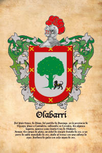 Escudo heráldico del apellido OLABARRI
