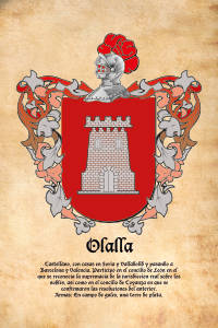 Escudo heráldico del apellido OLALLA