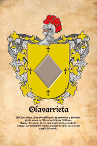 Escudo heráldico del apellido Olavarrieta