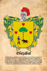 Escudo heráldico del apellido OLAZABAL