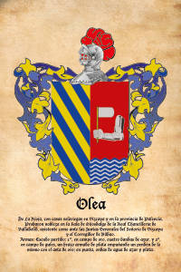 Escudo heráldico del apellido OLEA