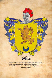 Escudo heráldico del apellido OLITE