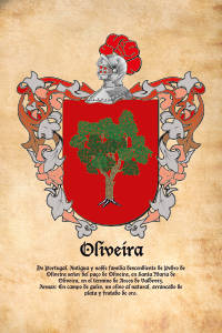Escudo heráldico del apellido OLIVEIRA