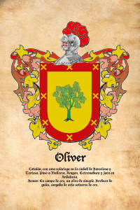 Escudo heráldico del apellido OLIVER