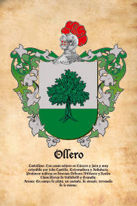 Escudo heráldico del apellido Ollero