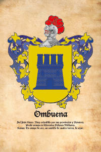 Escudo heráldico del apellido OMBUENA