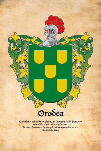 Escudo heráldico del apellido ORODEA