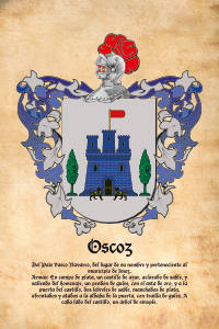 Escudo heráldico del apellido OSCOZ