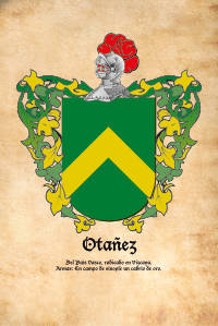 Escudo heráldico del apellido OTAÑEZ