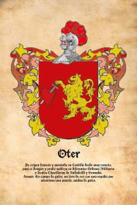 Escudo heráldico del apellido OTER