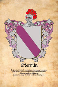 Escudo heráldico del apellido OTERMIN