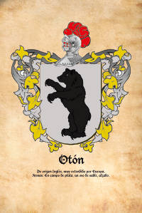 Escudo heráldico del apellido OTON